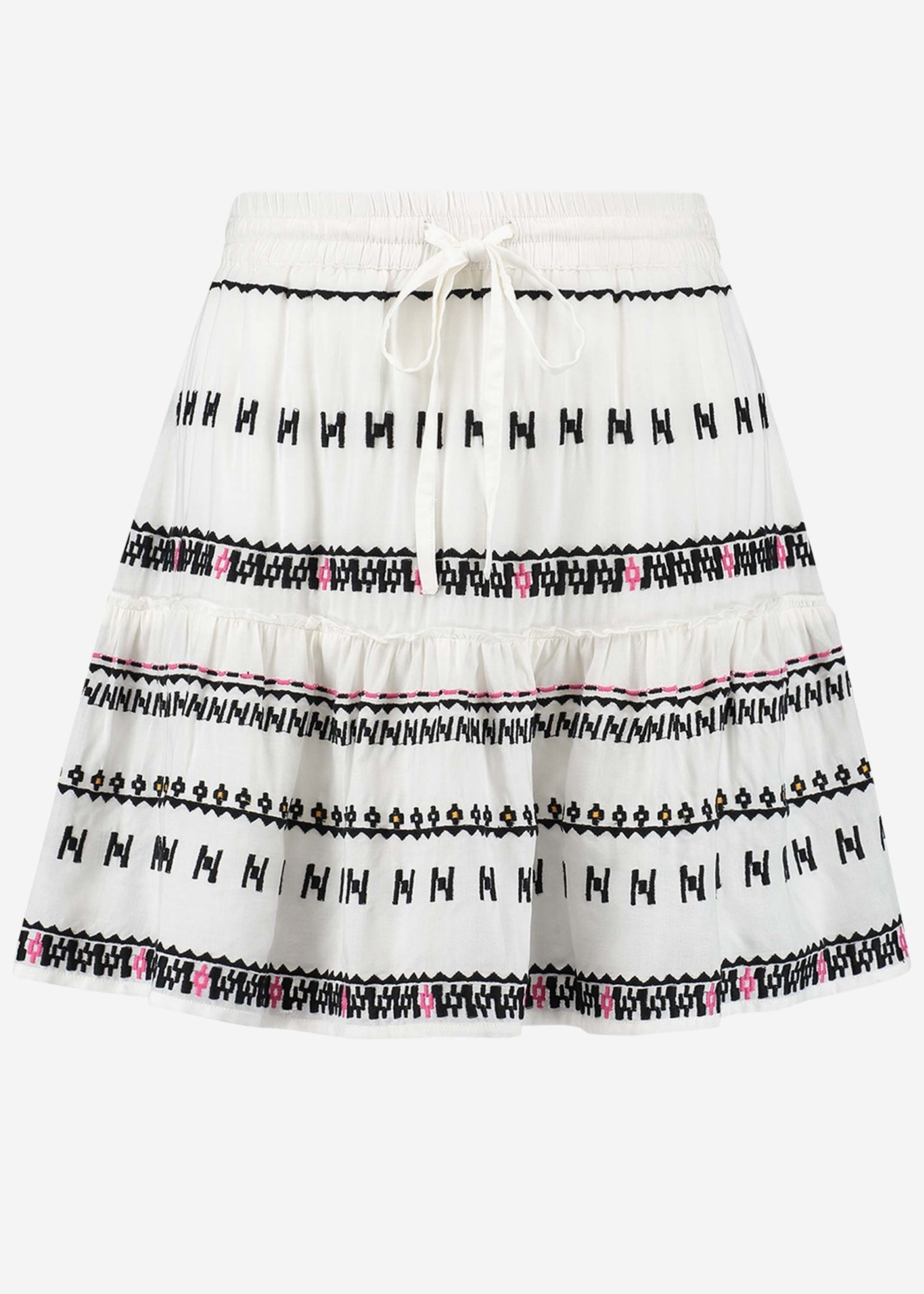 NIKKIE Felio Skirt Star White/Hot Pink