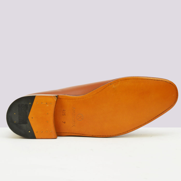 Ambiorix KAHN SADDLE CALF  BROWN 60231 716 -7 GDY/SGL LTH