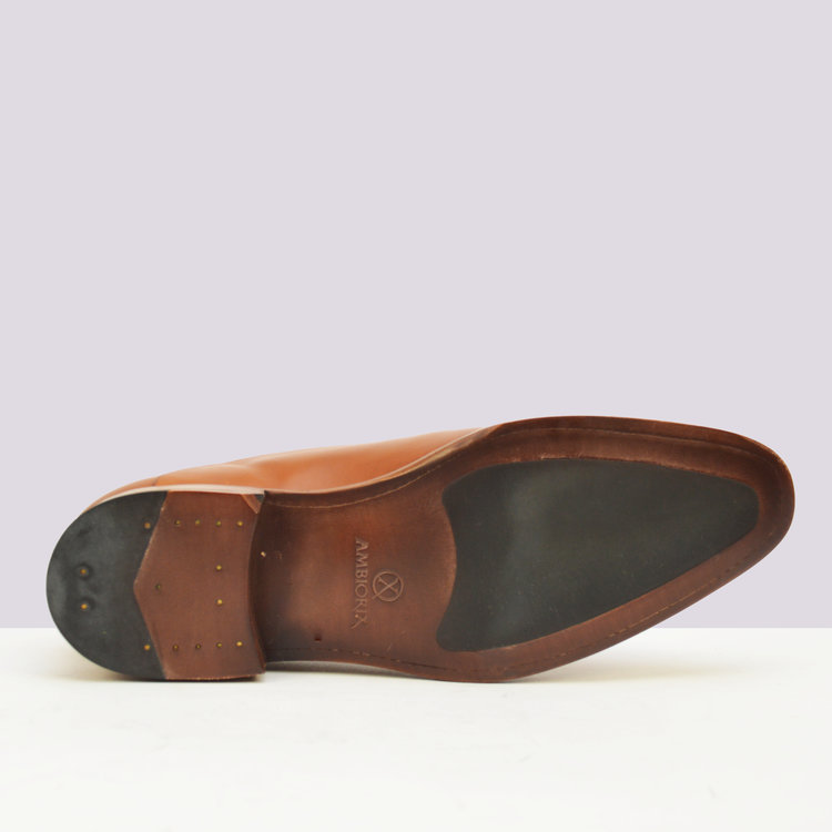 Ambiorix TRAPANI SADDLE CALF BRWN 60231 813-8 GDY/MID 53%+INSERT VIA