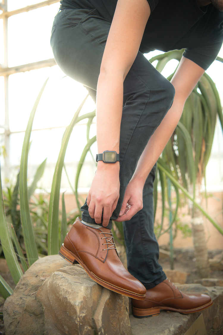 Ambiorix ZENOBI SADDLE CALF MID BROWN  813-8 GDY/MID53% INSERT VIA SS