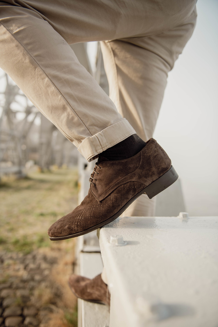 Ambiorix JAVA SUEDE ST.LINO ESPRESSO 1504 AMBI 01 BROWN