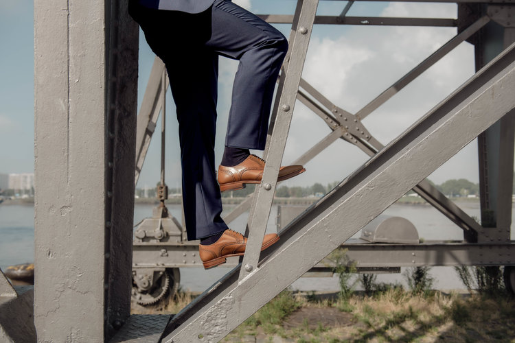 Ambiorix ZORBA SADDLE CALF BROWN 813-8 GDY/MID 53% INSERT VIA SS