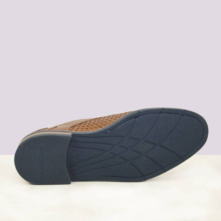 Ambiorix KOBUS NABUK BRUSH TOBACCO 439-2 SUP GOLFER BLUE