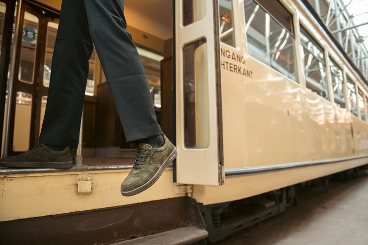 Ambiorix LUCAS SUEDE MILITARE+ PARMA OLIVE 4105 GIORDAN