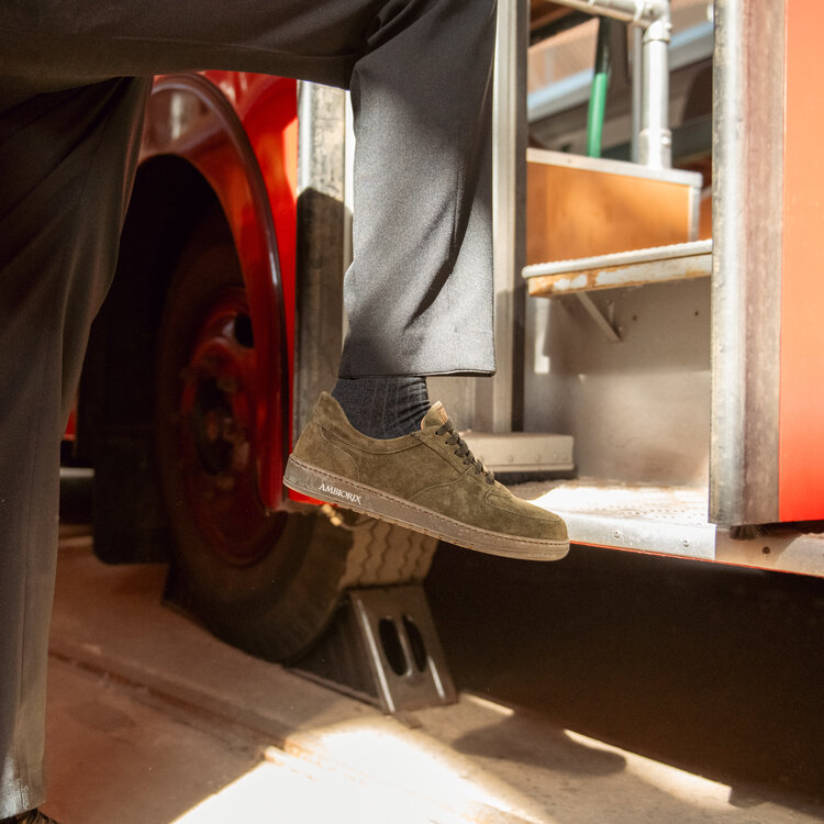 Ambiorix LUCAS SUEDE MILITARE+ PARMA OLIVE 4105 GIORDAN