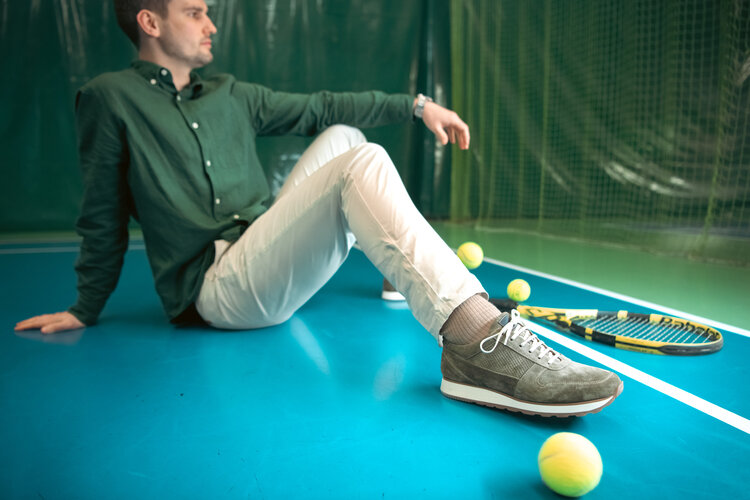 Ambiorix MONTELLO SUEDE SENSO MOSS+BURN BLUE  2022 RACING MIEL