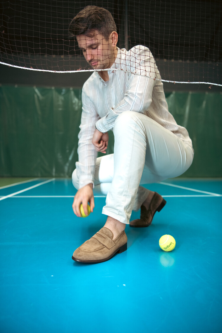 Ambiorix ELLIS SUEDE SENSO COCCO 873 LTH+INLAY