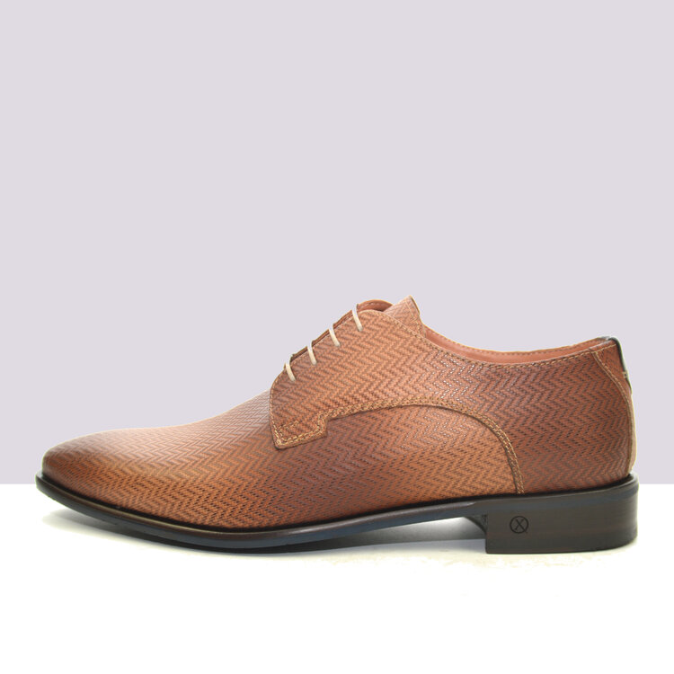 Ambiorix JURASSIC MATILDA CHEVRON COGNAC 813 -8 VILLAGE CITY BLUE