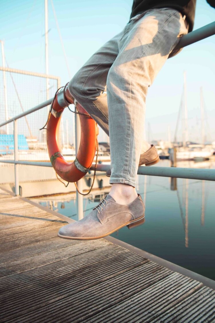 Ambiorix JURASSIC SUEDE SANSEVERO FUMO 813 -8 KIM GREY FIL NATUREL