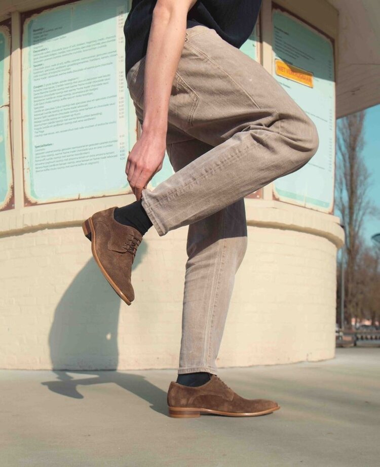 Ambiorix JURASSIC SUEDE SANSEVERO CASTANA 813 -8 KIM GOLD FIL NATUREL