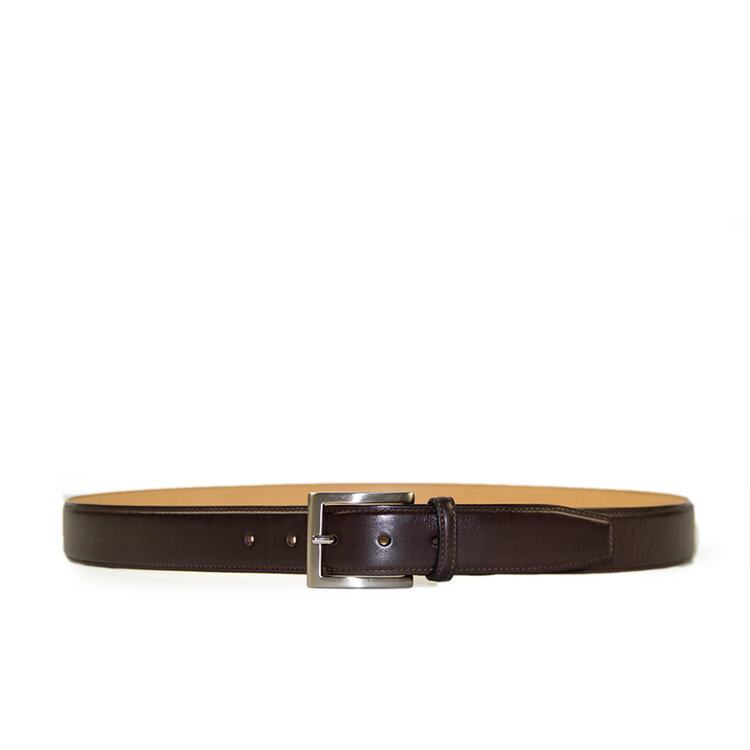 Ambiorix BELT R02 SADDLE CALF DRK BROWN 35MM BUCKLE