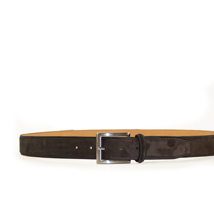 Ambiorix CEINTURE R02 SUEDE WOLF EBANO 35MM BOUCLE G01