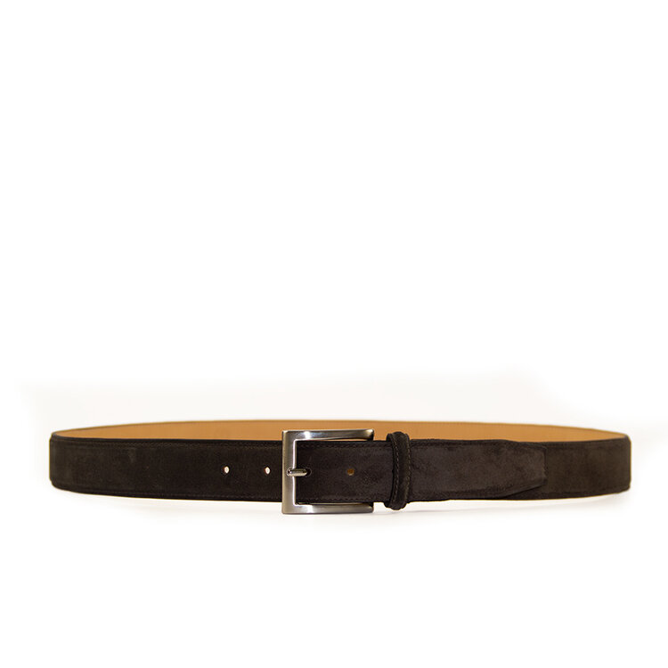 Ambiorix CEINTURE R02 SUEDE WOLF EBANO 35MM BOUCLE G01