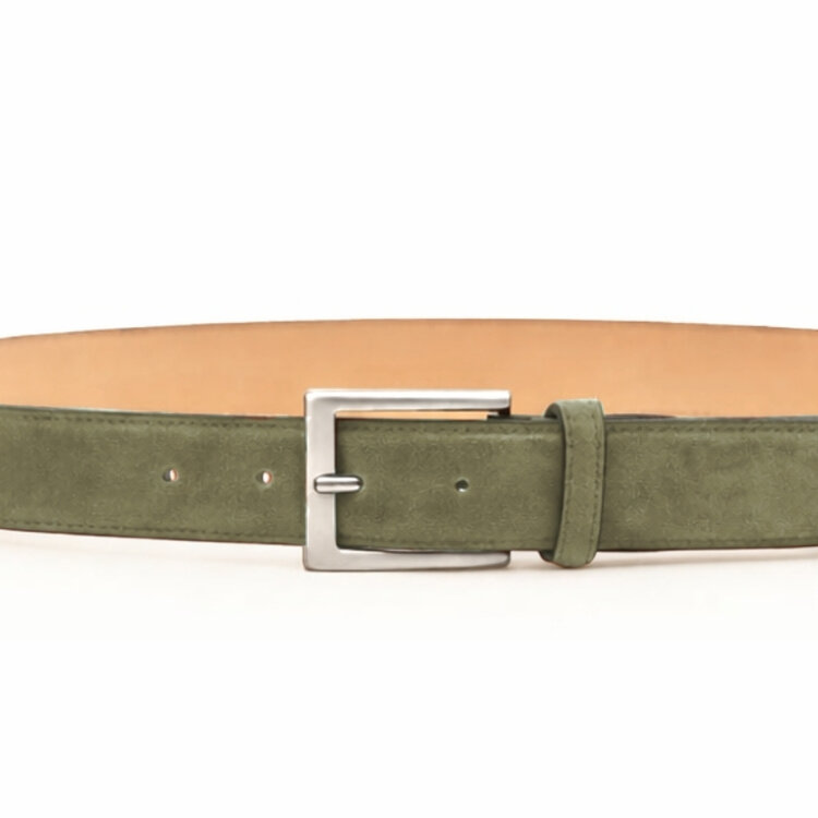 Ambiorix CEINTURE R02-XL SUEDE SENSO SALVIA 35MM GESP G01