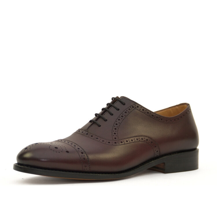 Ambiorix TOBIAS SADDLE CALF  BURGUNDY 898-8 GDY/SGL LTH