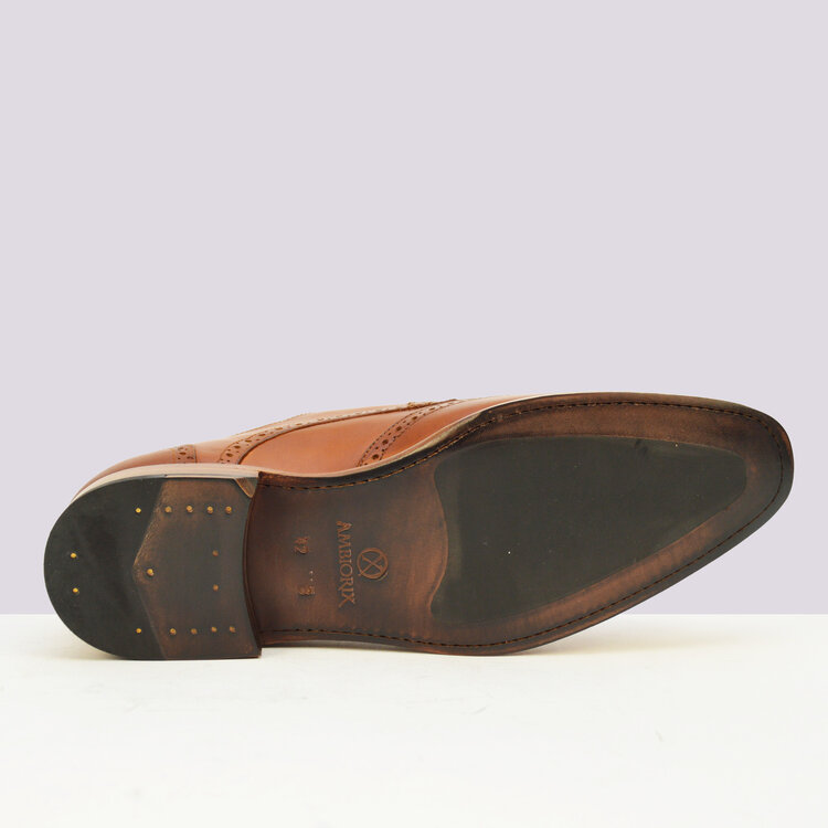 Ambiorix ZORBA SADDLE CALF BROWN 813-8 GDY/MID 53% INSERT VIA SS