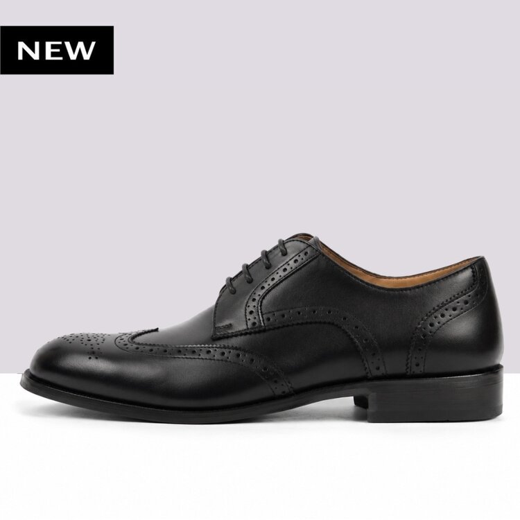 Ambiorix SUTTON CALF BLACK 809 LTH INLAY