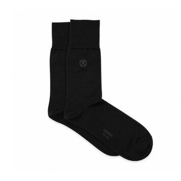 Ambiorix Black mercerised cotton socks