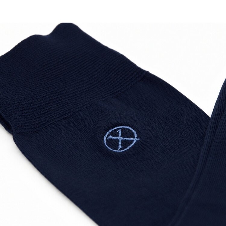 Ambiorix Chaussettes blue en coton mercerisé
