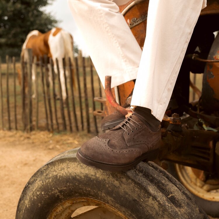 Ambiorix SUTRIO NUBUCK WAXED CASTAGNA 195 COUNTRY A504 BROWN