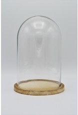 . Glass dome large 17x25cm