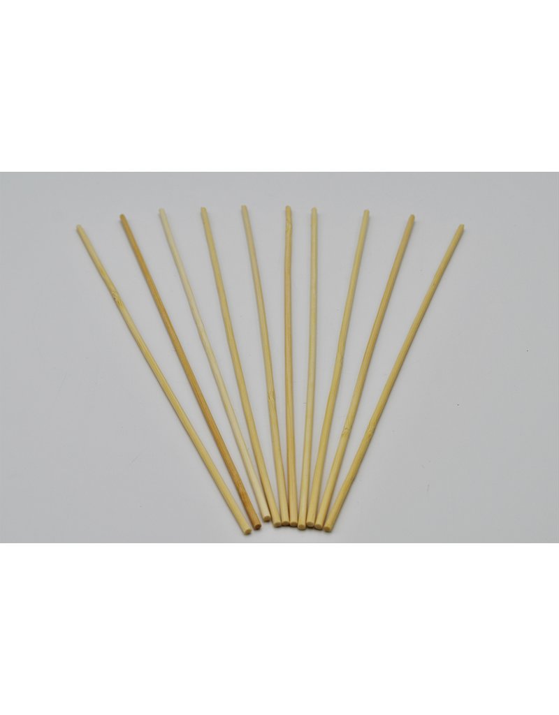 . Glass dome sticks blanco 10 pieces