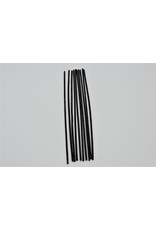 . Glass dome sticks black 10 pieces