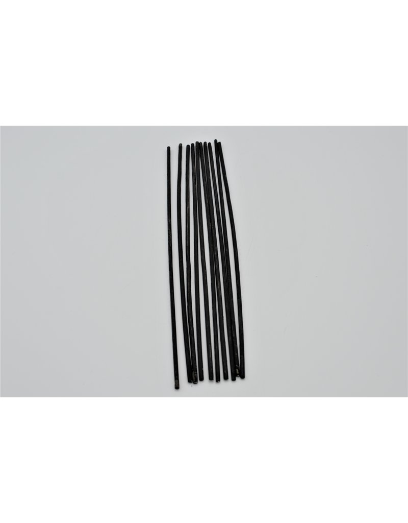 . Glass dome sticks black 10 pieces