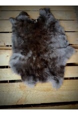 . Rabbit skin Black-brown