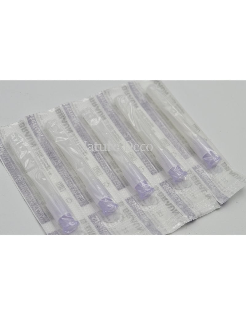 . Injection needle Purple 5 pieces