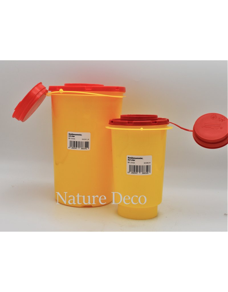 . Sharps container 0.6 L.