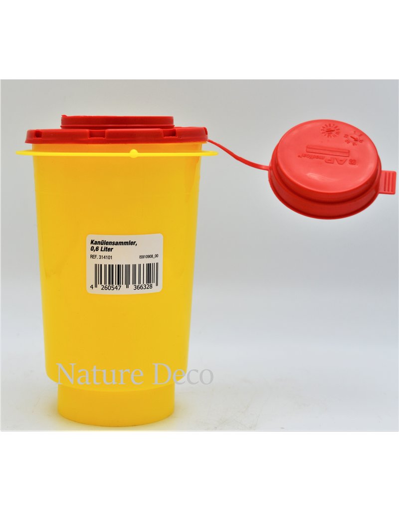 . Sharps container 0.6 L.