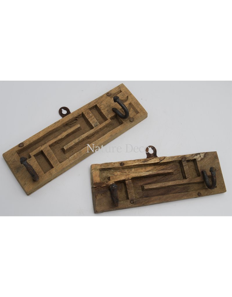 . Brick mold coat rack rectangle