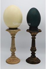 . Wooden candle stand  small dark