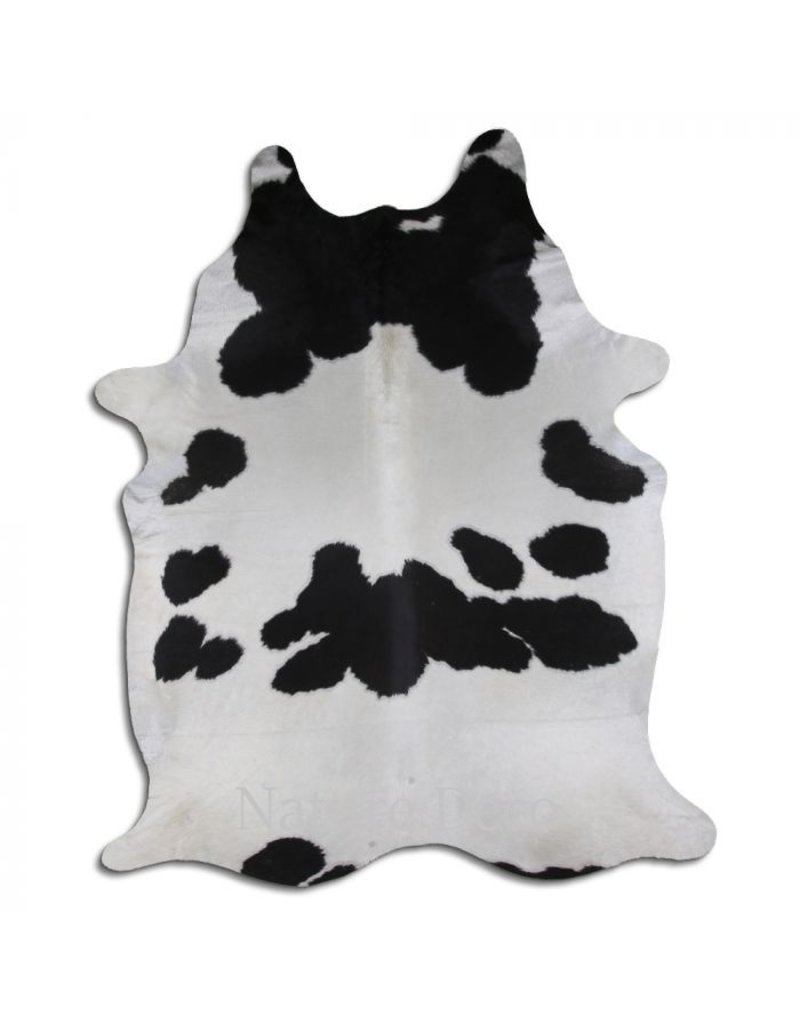 . Cowhide black-white  202 x 164cm