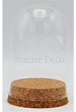 . Glass dome small cork 10 x 6,5cm