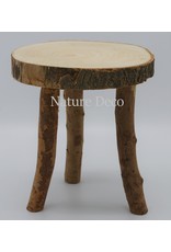 . Mini table wood - domebase 20x20 cm