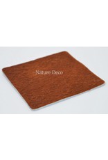 . Cow hide coaster square 9,5cm