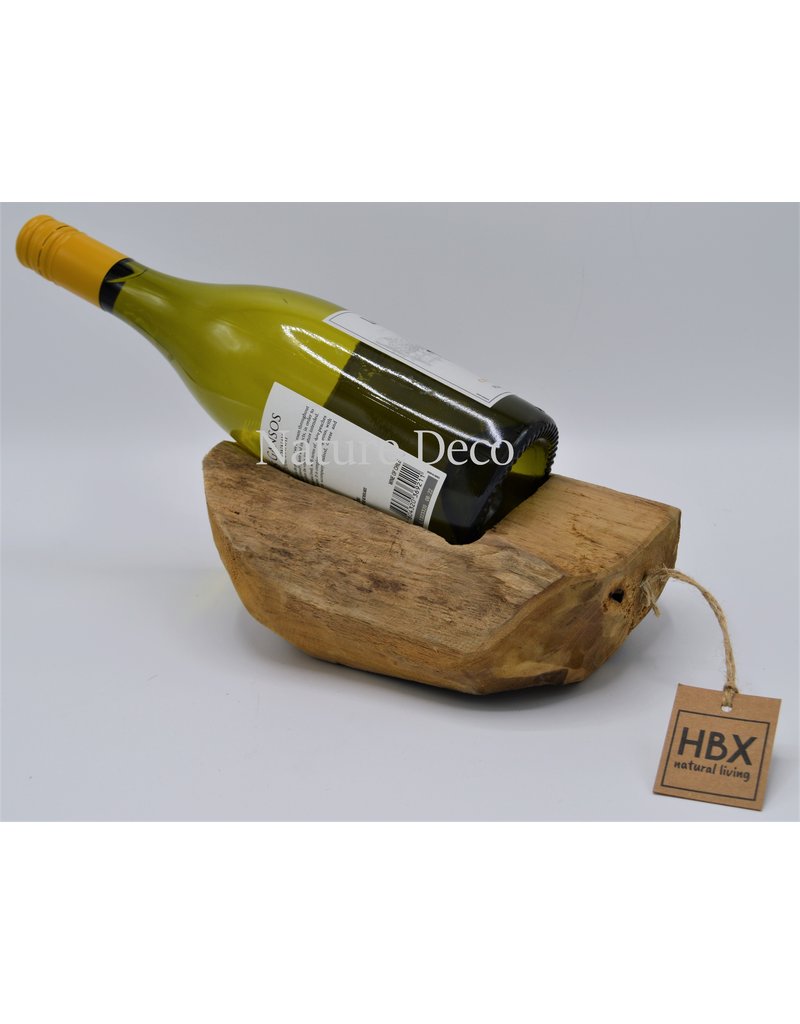 . HBX wijnfleshouder hout