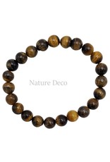 . Bracelet Tiger eye sphere 8mm