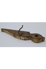 . Coat hook wood/iron