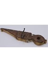 . Coat hook wood/iron