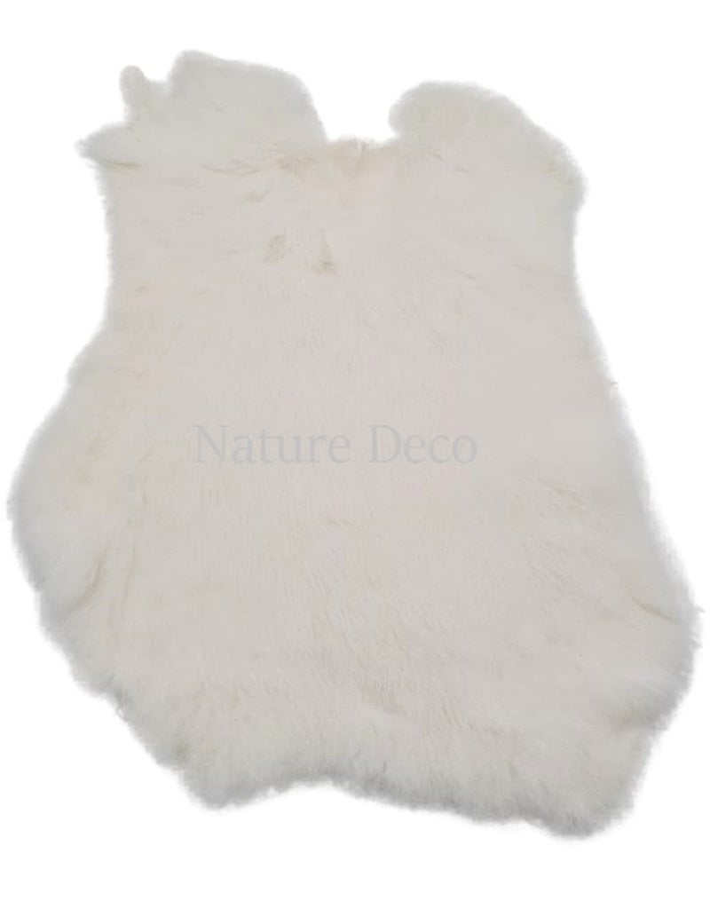 . Rabbit skin White