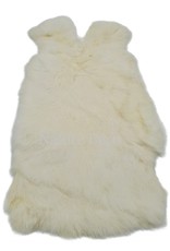 . Rabbit skin White XL