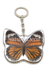 . Butterfly keychain #1 (Danaus plexippus)