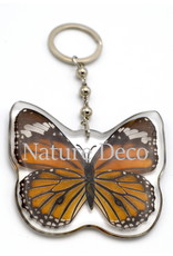. Butterfly keychain #1 (Danaus plexippus)