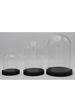 Nature Deco Glass dome black LED 12x13,5cm OFFER PRICE!