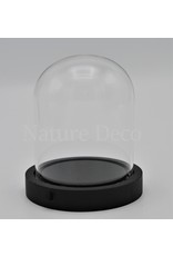 Nature Deco Glass dome black LED 12x13,5cm OFFER PRICE!