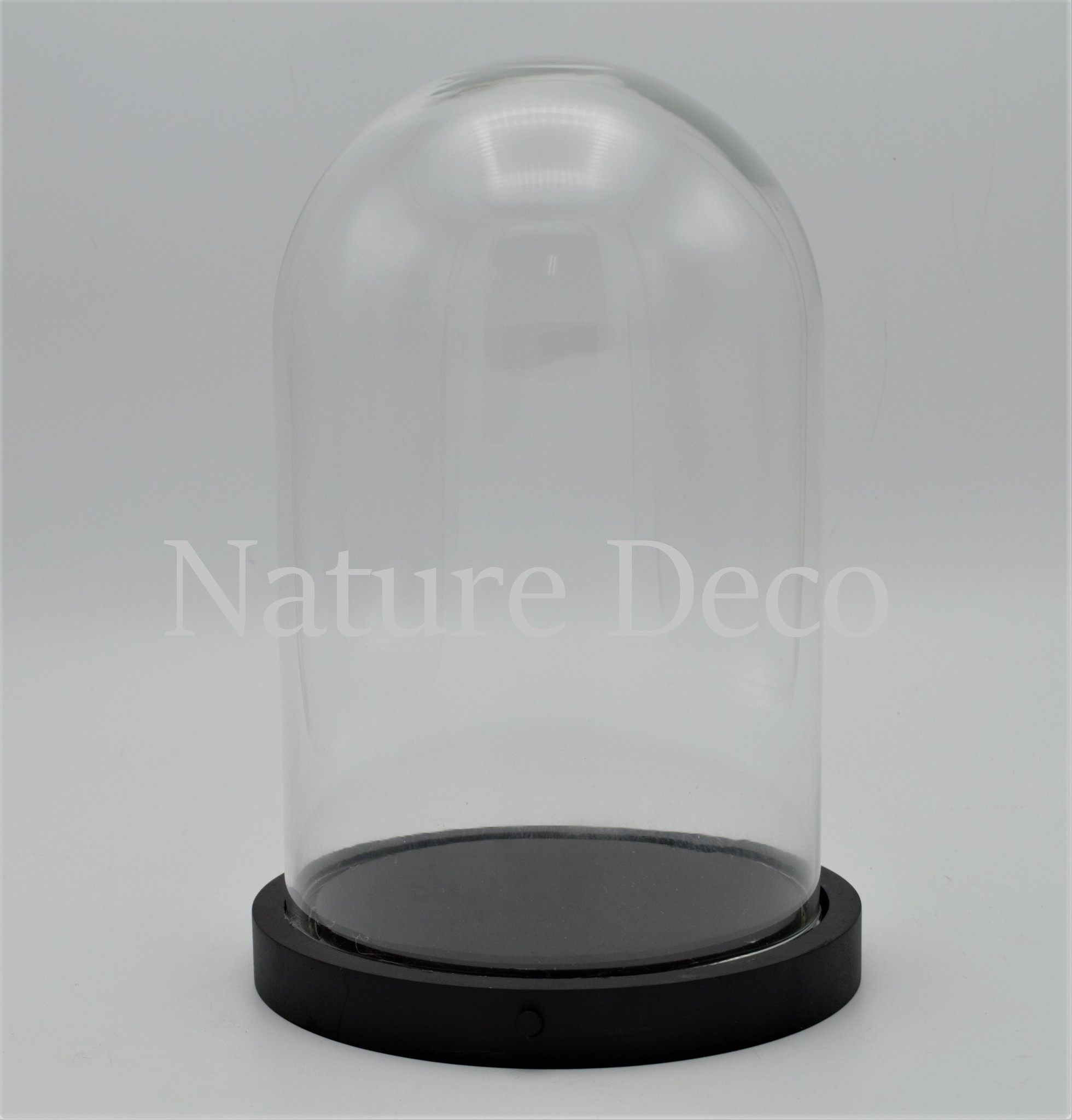 Glass Dome Black LED 14x21 5 Nature Deco   Nature Deco Glass Dome Black Led 14x215cm Offer Pr 