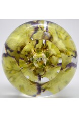 . Carnation purple in resin "sphere"